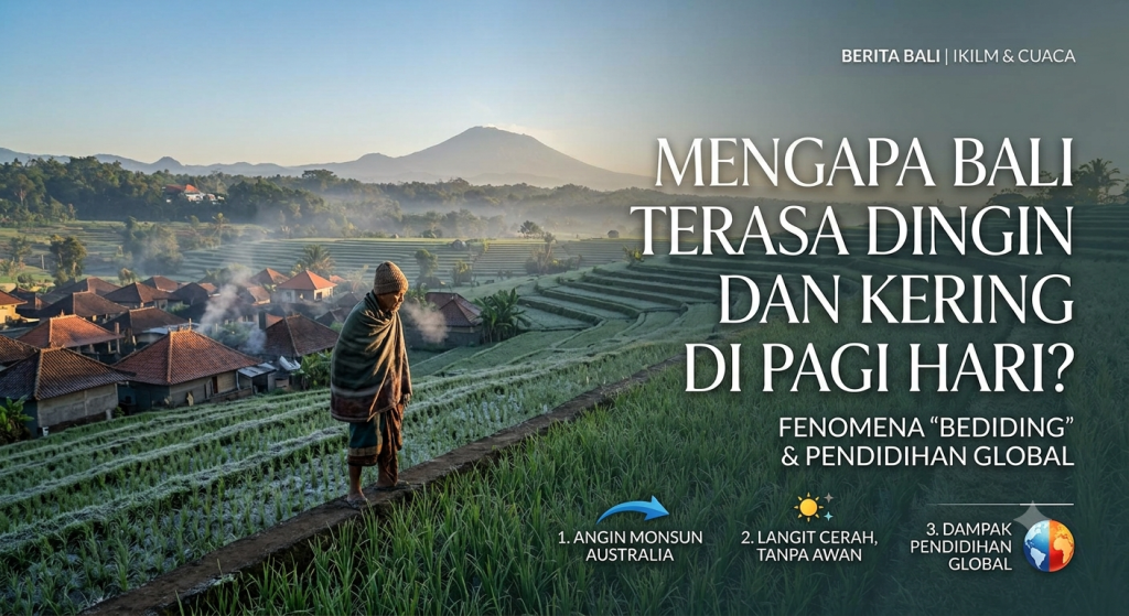 Mengapa Bali di Pagi Hari Terasa Dingin dan Kering?