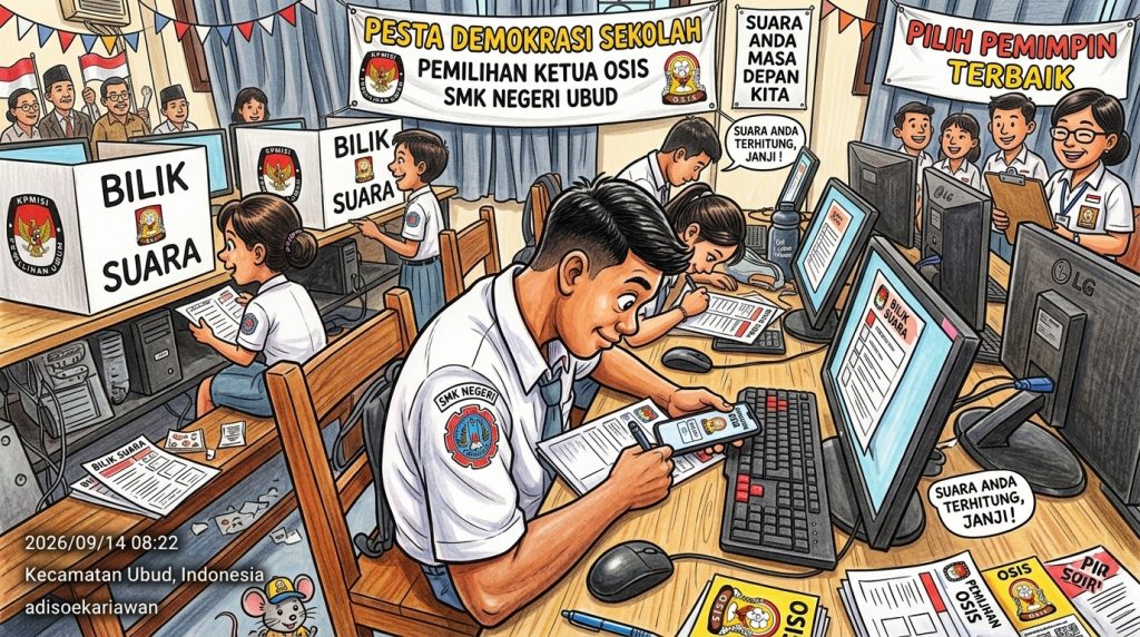 Pemilihan Pengurus OSIS: Pesta Demokrasi, Kepemimpinan Diri, dan Integrasi Kearifan Lokal